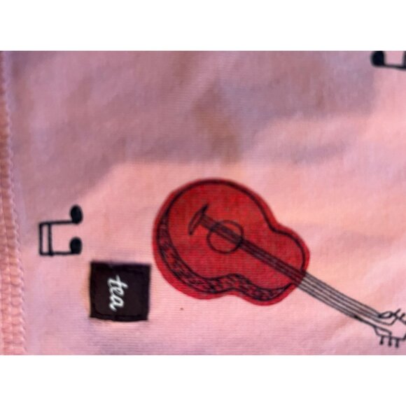 Kids Tea Collection Guitar Print T-Shirt Size 8 - Picture 5 of 5